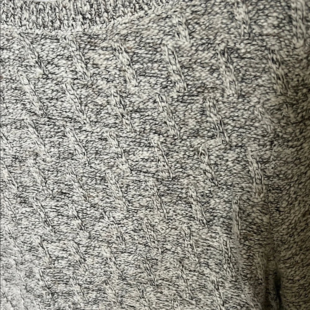 J. Jill Heather Gray Knit Sweatshirt - Picture 3 of 3